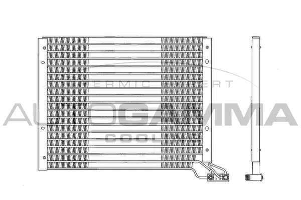 Condenseur, climatisation AUTOGAMMA 101826