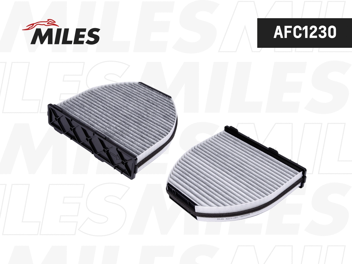 Filtre, air de l'habitacle MILES AFC1230
