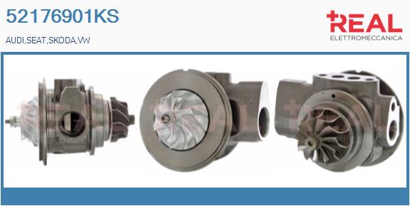 Groupe carter, turbocompresseur REAL 52176901KS