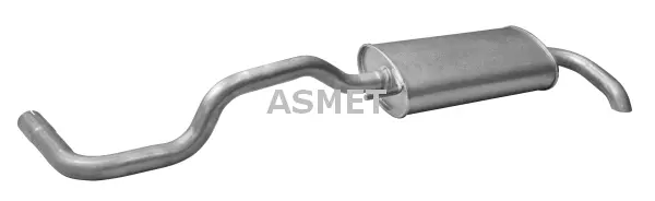 Silencieux arrière ASMET 19.017