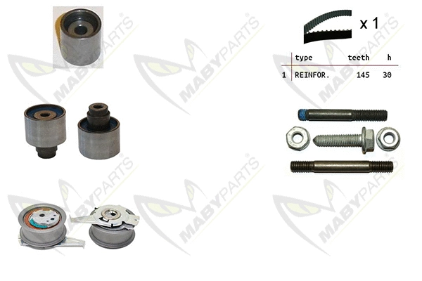 Kit de courroie crantée MABYPARTS OBK010531