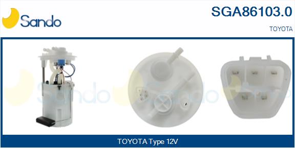 unité d'alimentation de carburant SANDO SGA86103.0