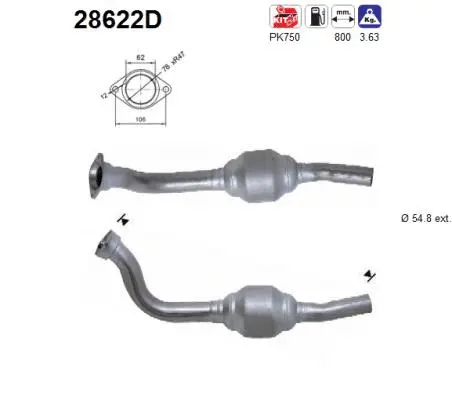 Catalyseur AS 28622D
