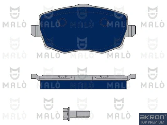 Kit de plaquettes de frein, frein à disque AKRON-MALÒ 1050190