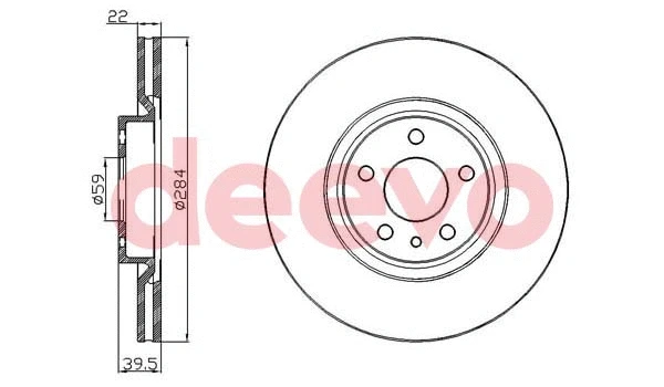 Disque de frein DEEVO BD31780