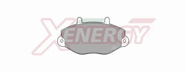Kit de plaquettes de frein, frein à disque AP XENERGY X40417
