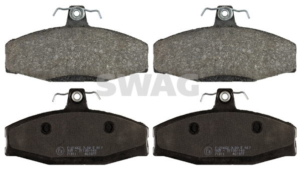 Kit de plaquettes de frein, frein à disque SWAG 30 91 6386