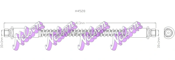 Flexible de frein KAWE H4528