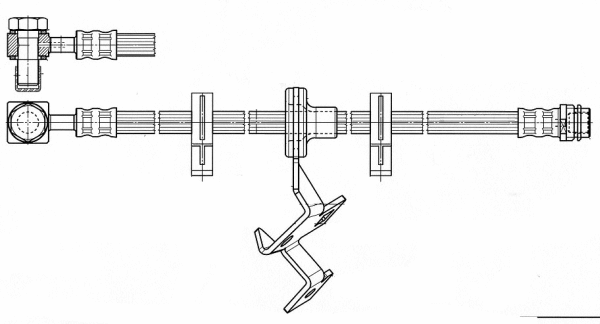 Flexible de frein CEF 512261