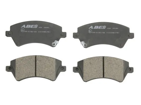 Kit de plaquettes de frein, frein à disque ABE C12101ABE