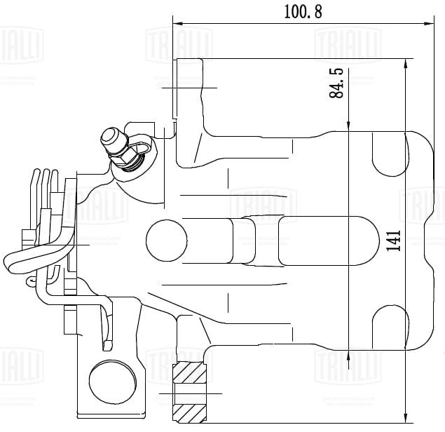 Étrier de frein TRIALLI CF 012074