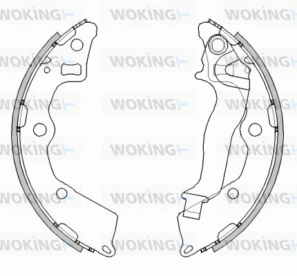 Mâchoire de frein WOKING Z4225.01