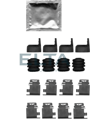 Kit d'accessoires, plaquette de frein à disque ELTA AUTOMOTIVE EA8887