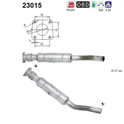 Catalyseur AS 23015