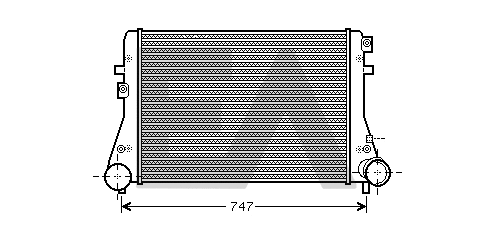 Refroidisseur d'air de suralimentation EACLIMA 36A77033