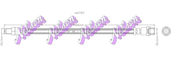 Flexible de frein KAWE H4787