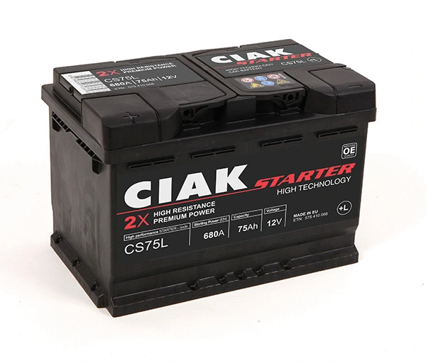 Batterie de démarrage CIAK Starter CS75L