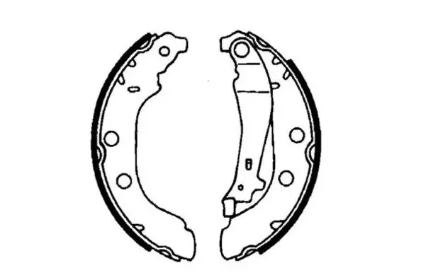 Jeu de mâchoires de frein E.T.F. 09-0536