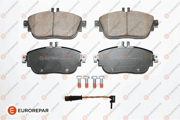 Kit de plaquettes de frein, frein à disque EUROREPAR 1639375180