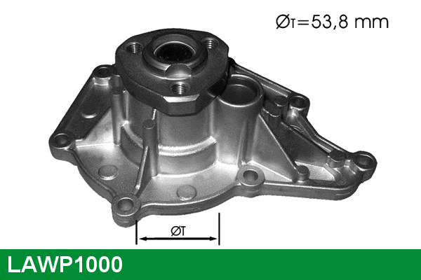 Pompe à eau, refroidissement du moteur LUCAS LAWP1000