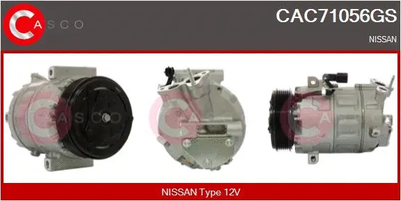 Compresseur, climatisation CASCO CAC71056GS