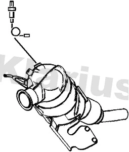 Filtre à particules / à suie, échappement KLARIUS 390220