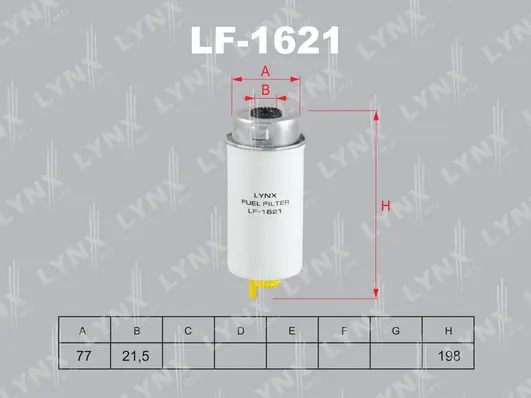 Filtre à carburant LYNXAUTO LF-1621