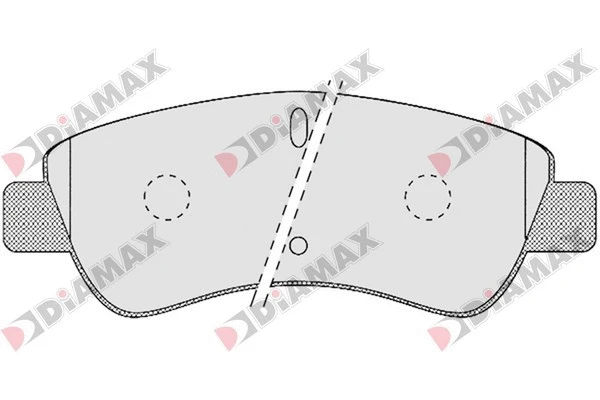 Kit de plaquettes de frein, frein à disque DIAMAX N09105