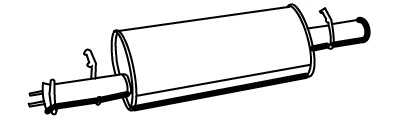 Silencieux central VEGAZ GmbH MOS-247