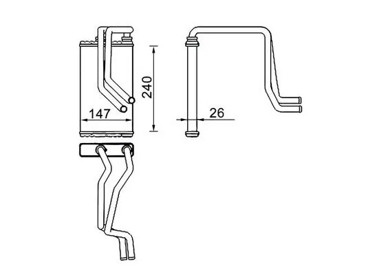 Système de chauffage MAHLE AH 271 000S