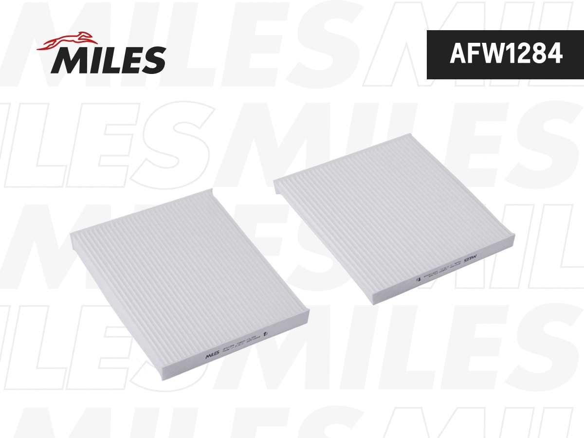 Filtre, air de l'habitacle MILES AFW1284