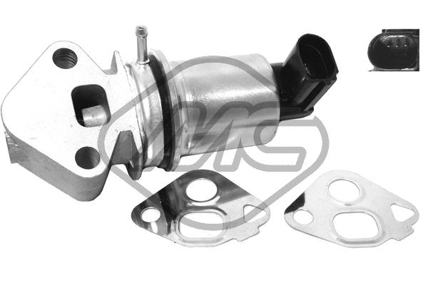 Vanne EGR, commande des gaz d'échappement Metalcaucho 93036