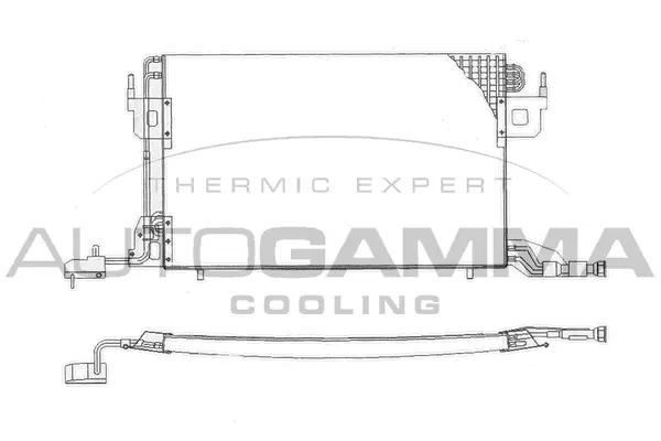 Condenseur, climatisation AUTOGAMMA 101590