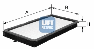 Filtre, air de l'habitacle UFI 53.046.00