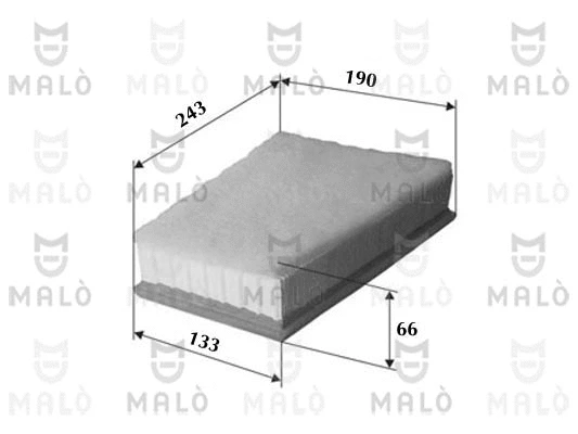 Filtre à air AKRON-MALÒ 1500032