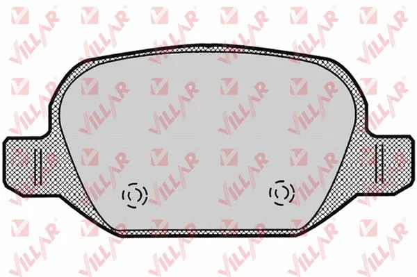 Kit de plaquettes de frein, frein à disque VILLAR 626.0871