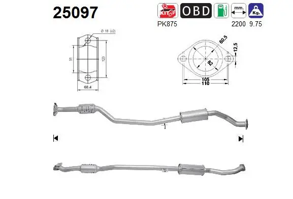 Catalyseur AS 25097