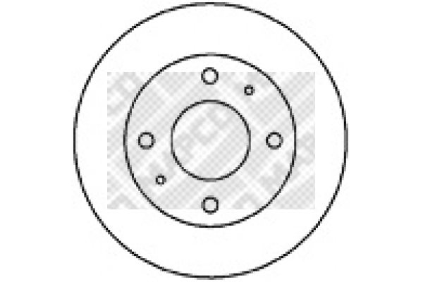 Disque de frein MAPCO 25520