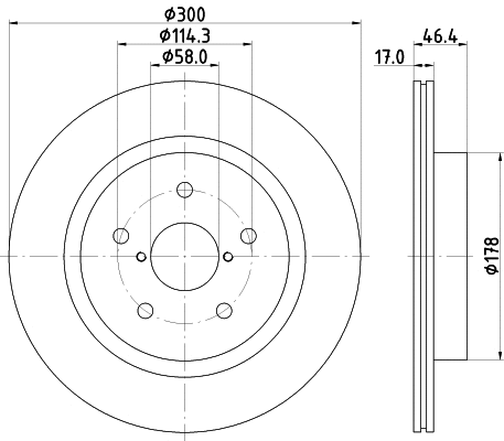 Disque de frein NISSHINBO ND7013K
