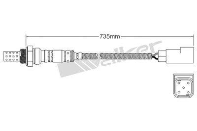 Sonde lambda WALKER PRODUCTS 250-24552