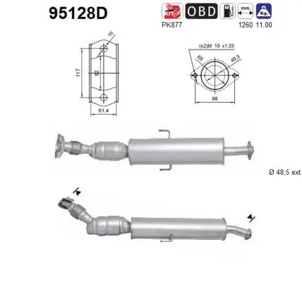 Catalyseur AS 95128D