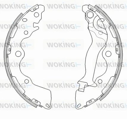 Mâchoire de frein WOKING Z4492.00