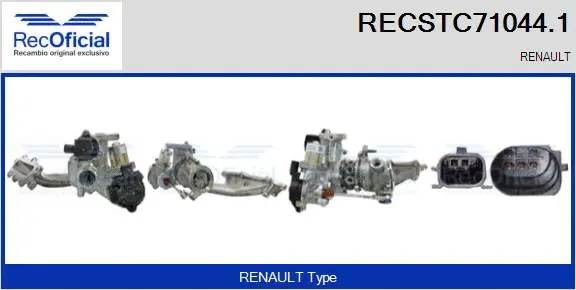 Turbocompresseur, suralimentation RECOFICIAL RECSTC71044.1