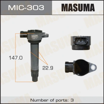 Bobine d'allumage MASUMA MIC-303