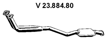 Silencieux avant EBERSPÄCHER 23.884.80