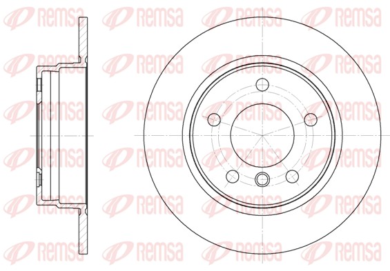 Disque de frein REMSA 6284.00