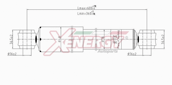 Amortisseur AP XENERGY X355343