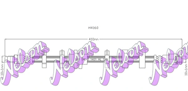 Flexible de frein KAWE H4160