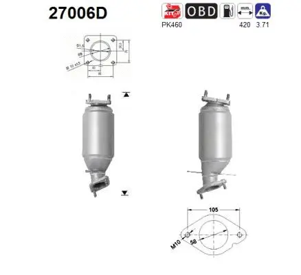 Catalyseur AS 27006D