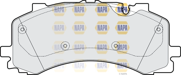 Kit de plaquettes de frein, frein à disque NAPA NBP1905